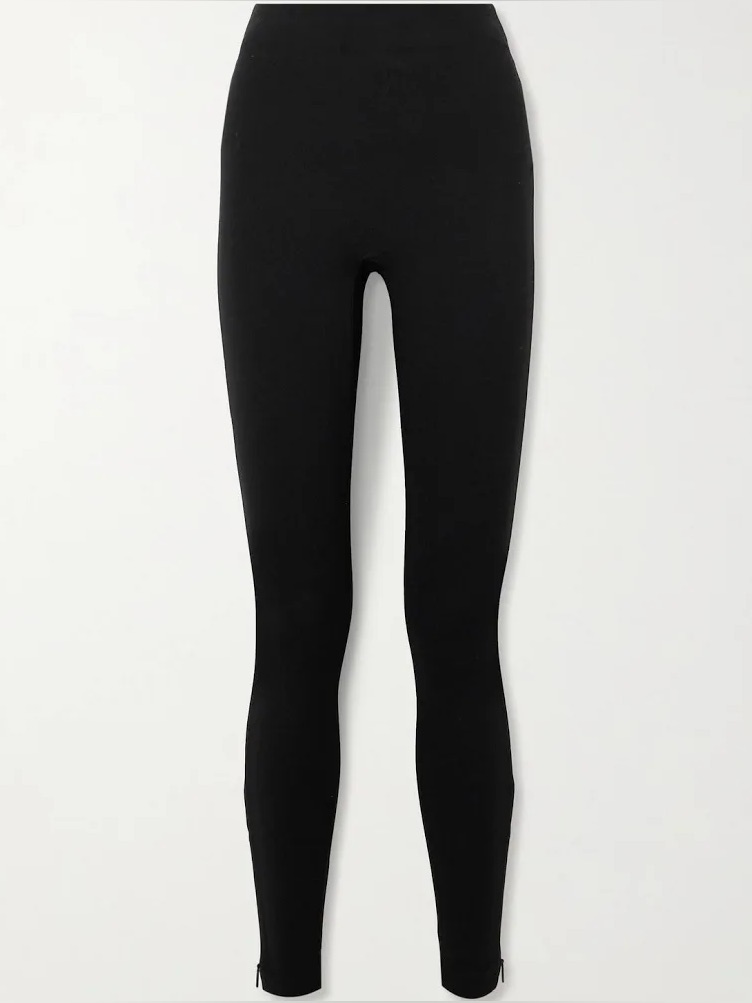 Spanx Supersmooth Black Stretch Pointe Legging Size P/L Casual Minimalistic